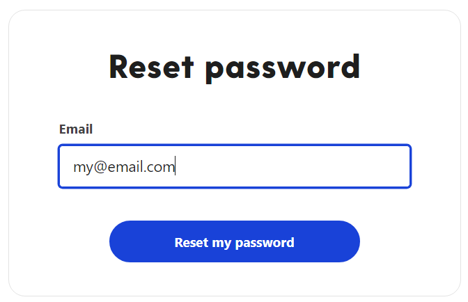 reset