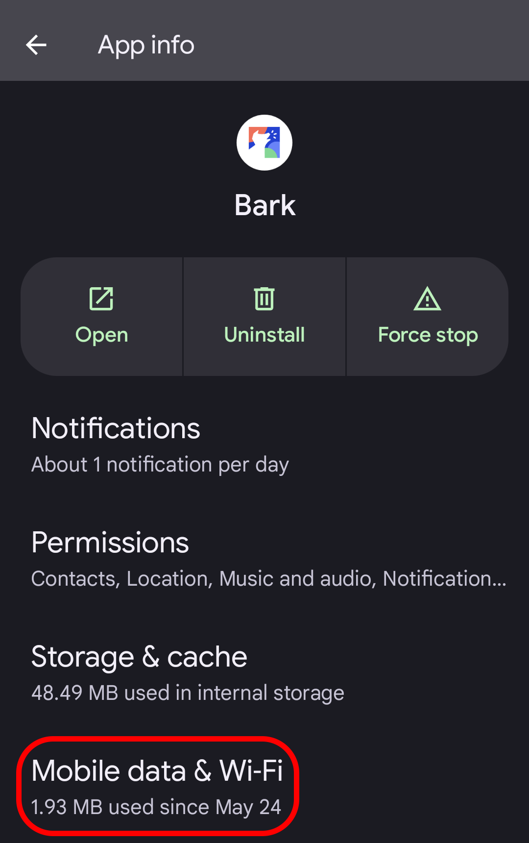 bark