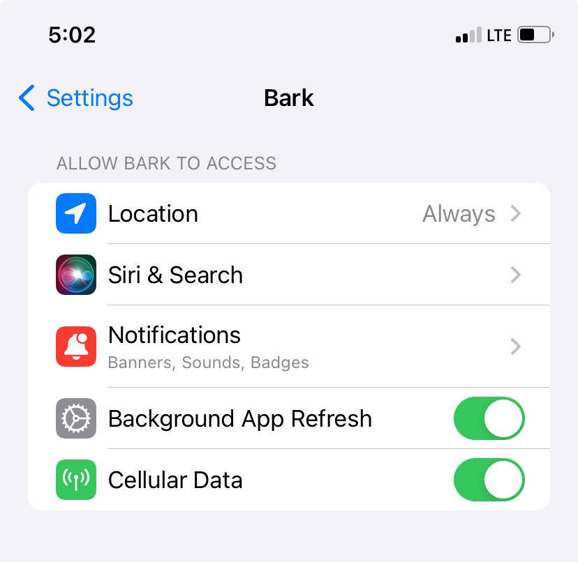 background app refresh cellular data settings bark kids.jpg
