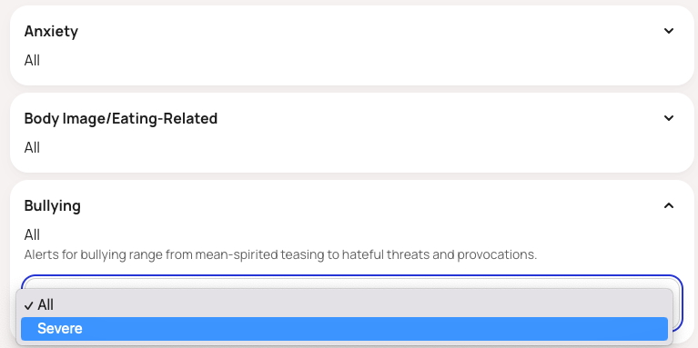 How to adjust the sensitivity of alerts – Bark