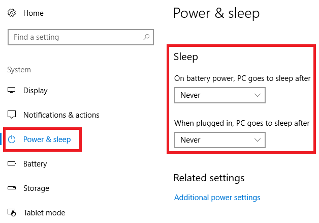 Recommended Sleep Settings For Windows Bark 4332